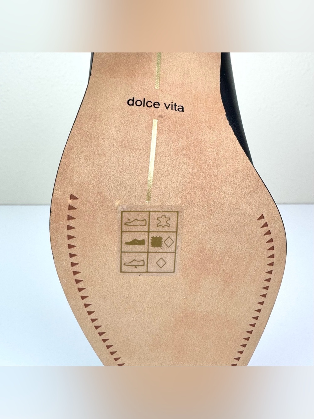 Dolce Vita Shadie H2O Black Leather Ankle Boots Western Sleek Minimalist Size 8 - Picture 9 of 11